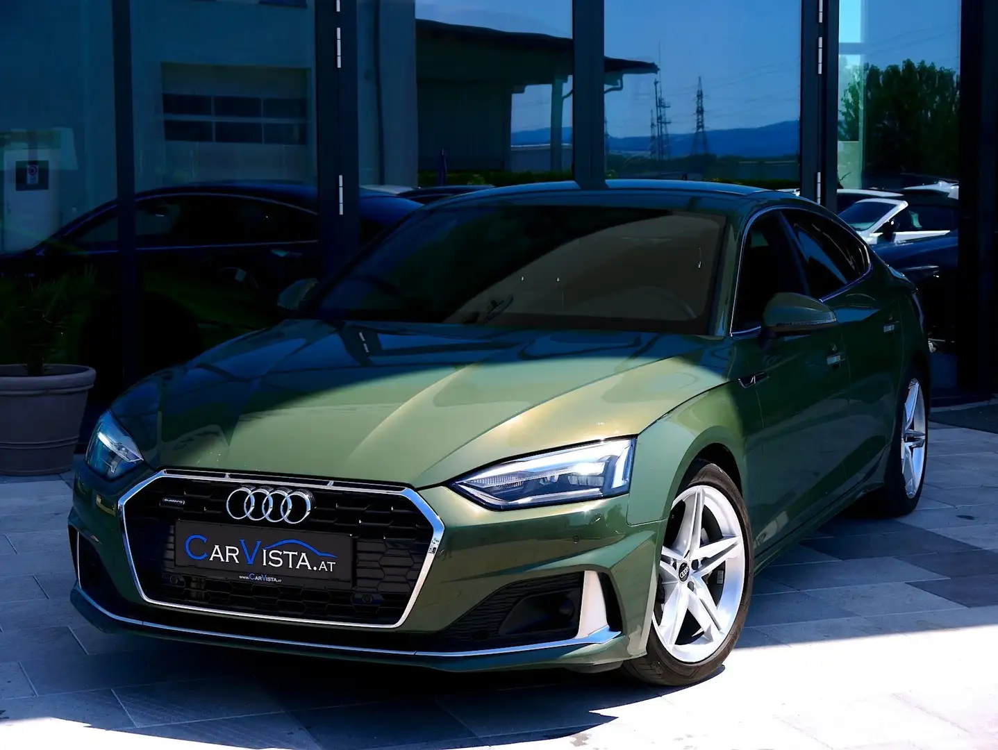 Audi A5 SB 40 TDI quattro S-Line *Business - Paket/LED* Grün - 2
