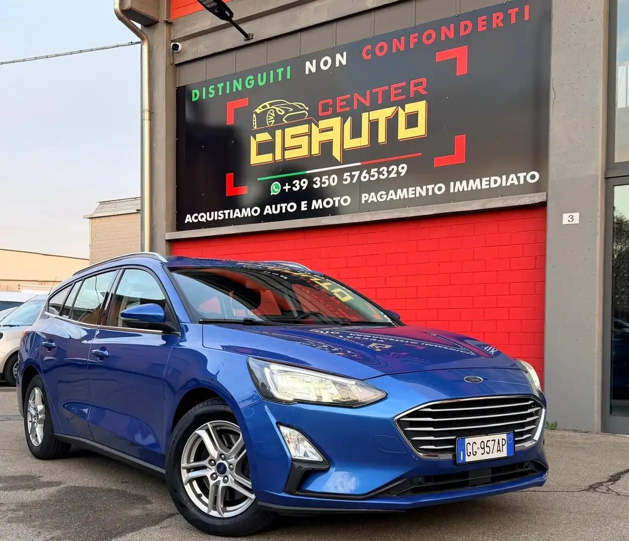 Ford Focus Focus 1.5 EcoBlue 120 CV SW Business Bleu - 1