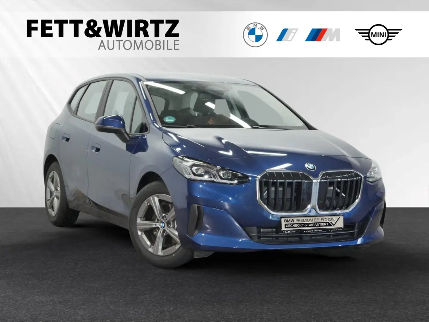 BMW 216 i Active Tourer Aut.|17"LMR|ParkingAssistant Blau - 1