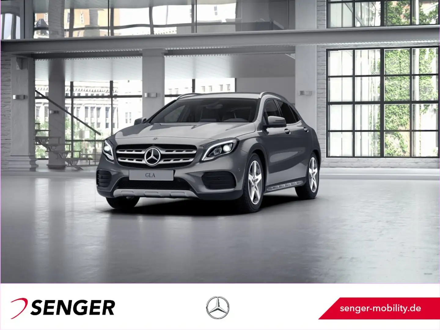Mercedes-Benz GLA 220 d 4M AMG-Line Distronic 360°-Kamera AHK Gris - 1