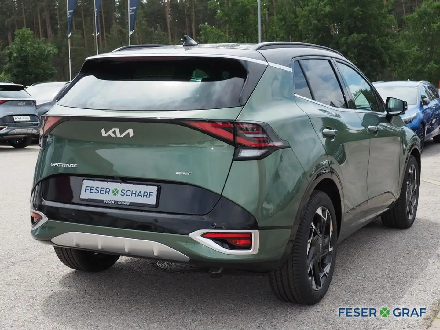 Kia Sportage 1.6T AWD DCT GT Line DRIVE GD SOUND Grün - 2