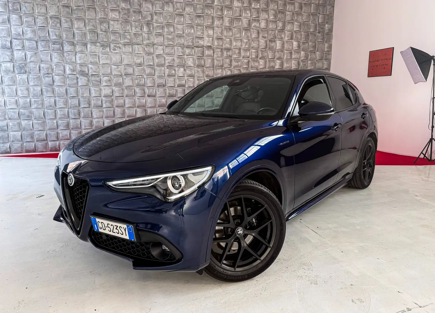 Alfa Romeo Stelvio 2020 2.2 t Veloce Q4 210cv auto - IVA ESPOSTA Blau - 1