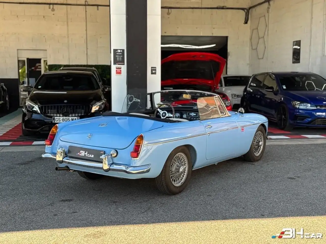 MG MGB B CABRIOLET / OVERDRIVE / IRIS BLUE / 1964, foto 6