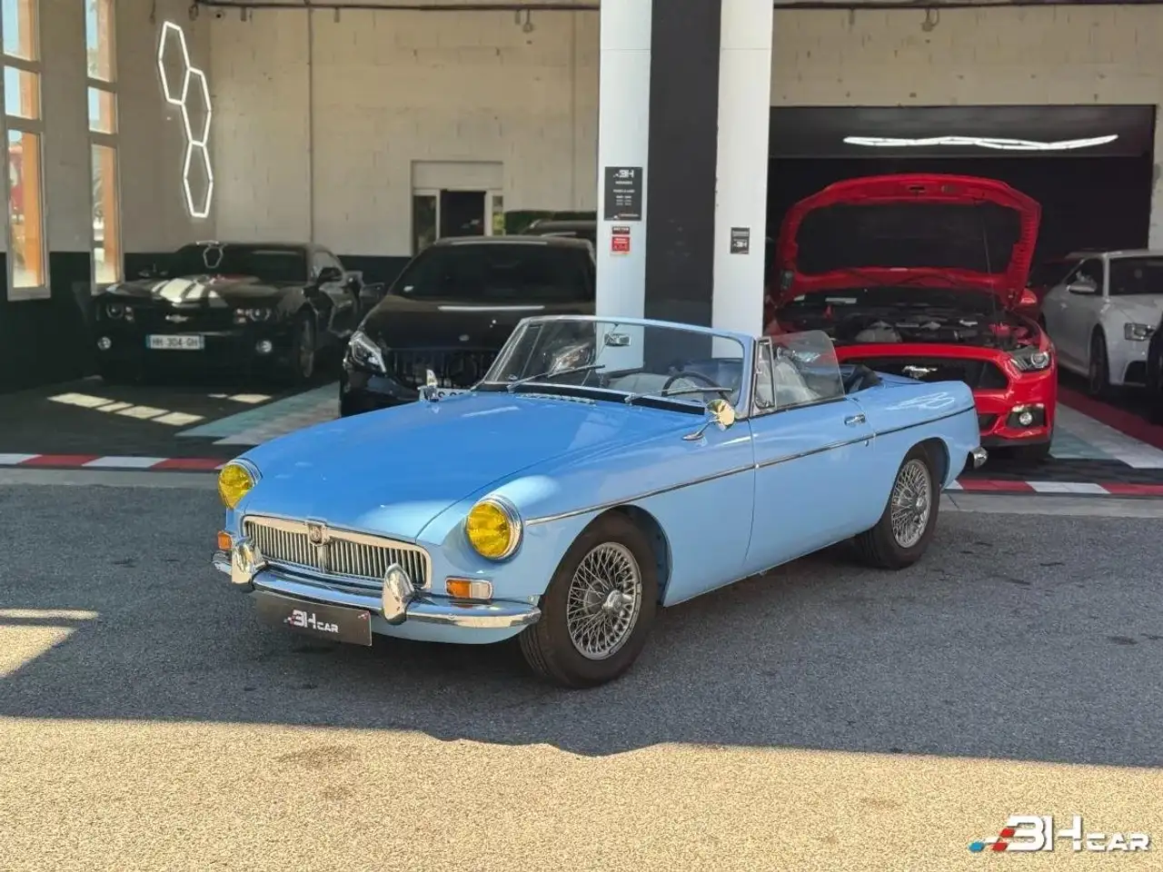MG MGB B CABRIOLET / OVERDRIVE / IRIS BLUE / 1964, foto 1