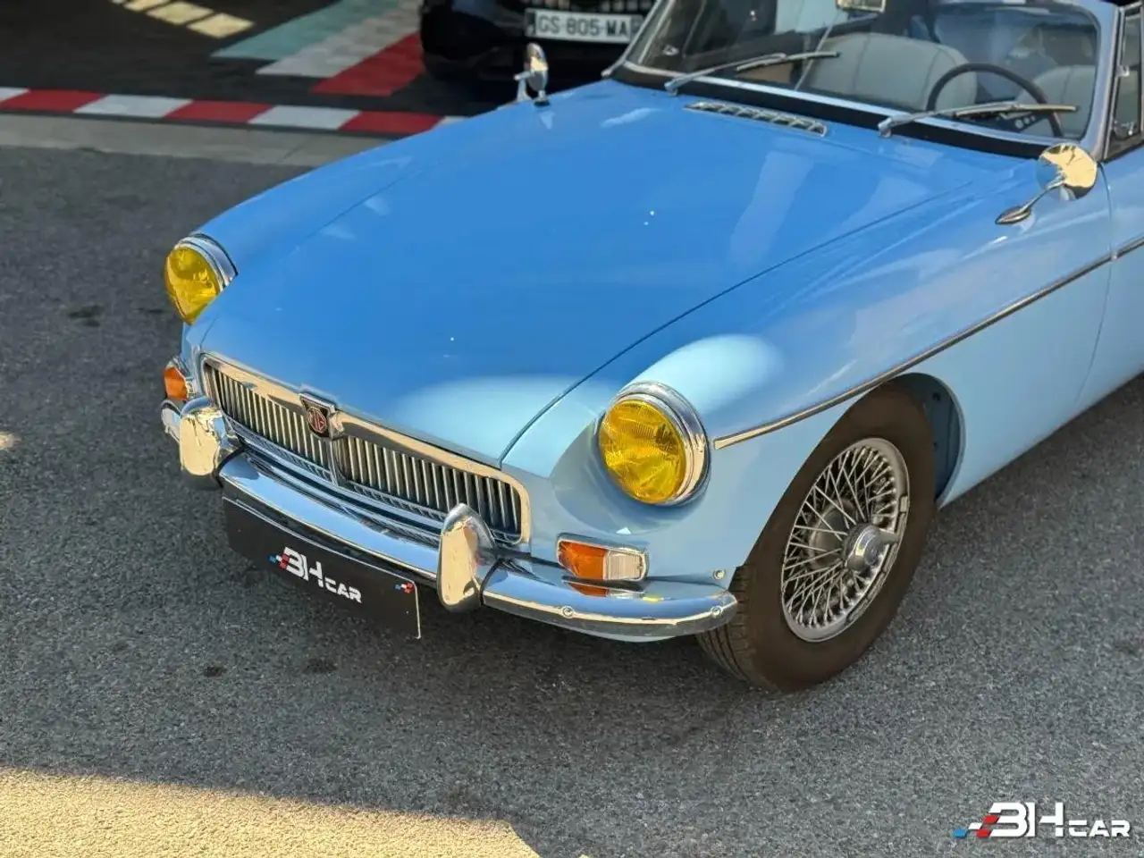MG MGB B CABRIOLET / OVERDRIVE / IRIS BLUE / 1964, foto 2