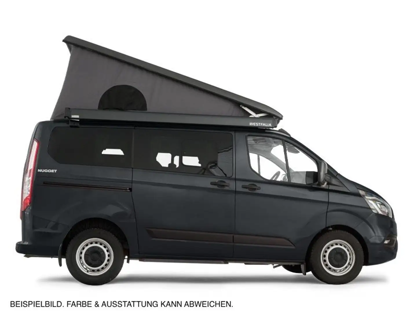 Ford Transit Custom Nugget *Aufst.D *AHK *AUT *Heckküch Grijs - 2