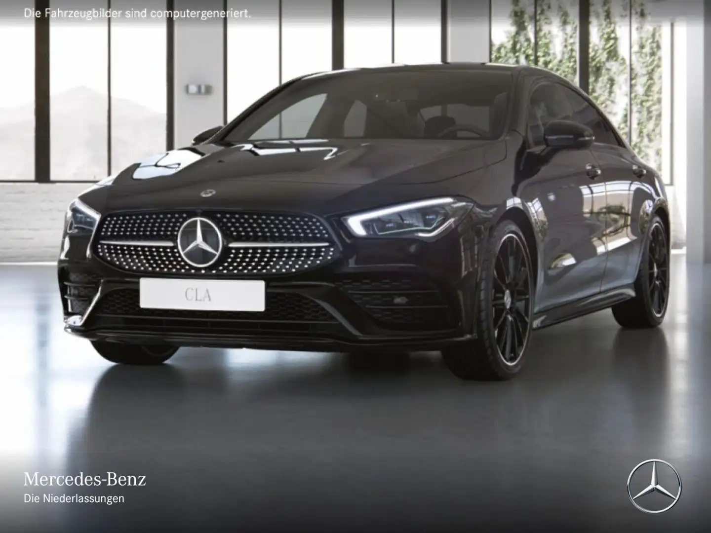 Mercedes-Benz CLA 200 AMG+NIGHT+360°+MULTIBEAM+19"+TOTW+7G Schwarz - 2