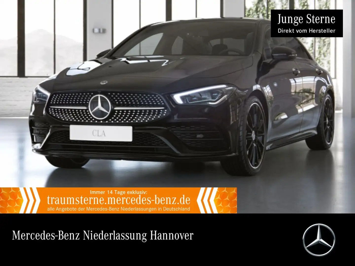 Mercedes-Benz CLA 200 AMG+NIGHT+360°+MULTIBEAM+19"+TOTW+7G Schwarz - 1