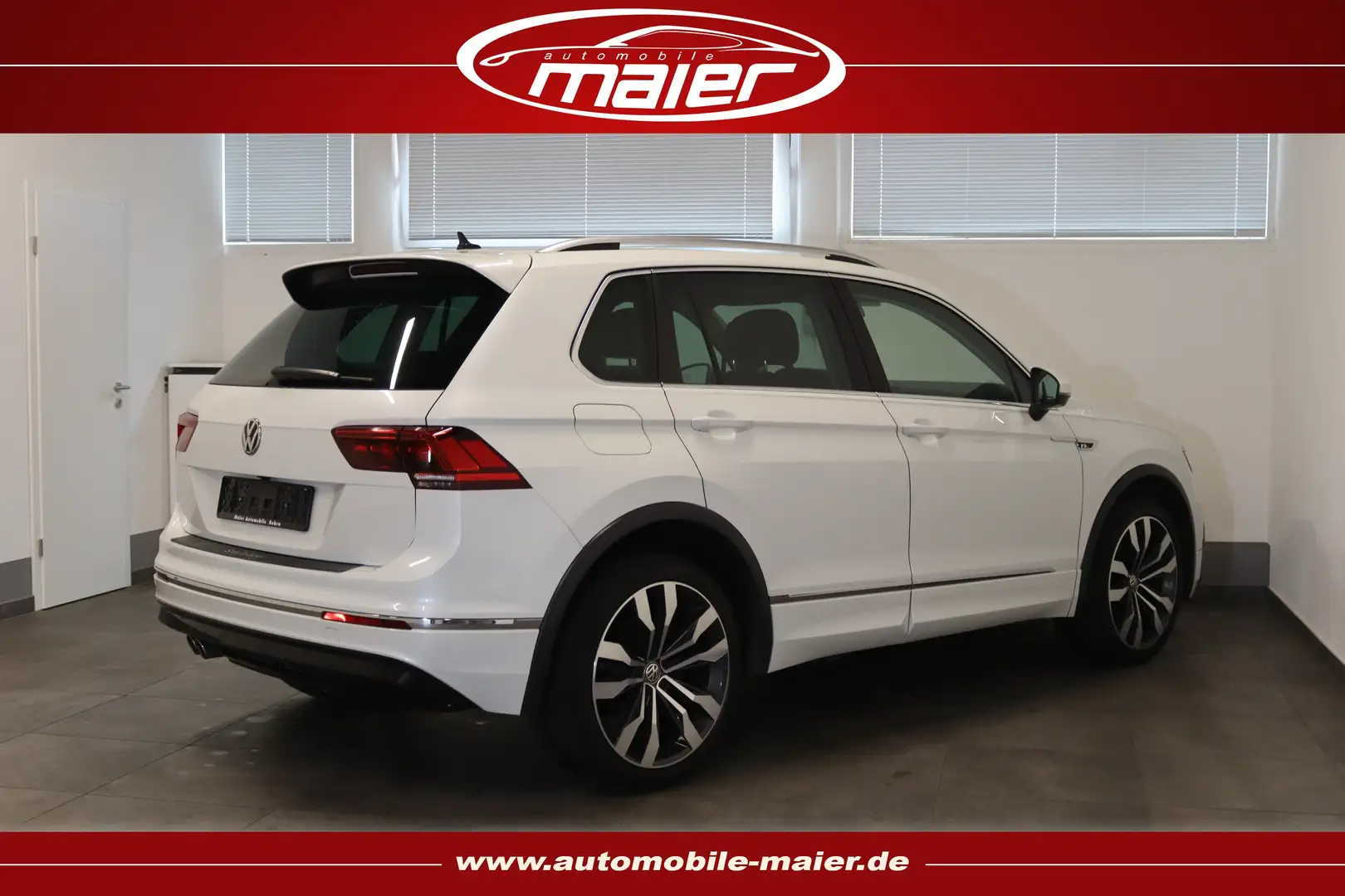 Volkswagen Tiguan 2.0 TDI R-Line 4M.-Navi-360°-ACC-LED-AHK- Weiß - 2