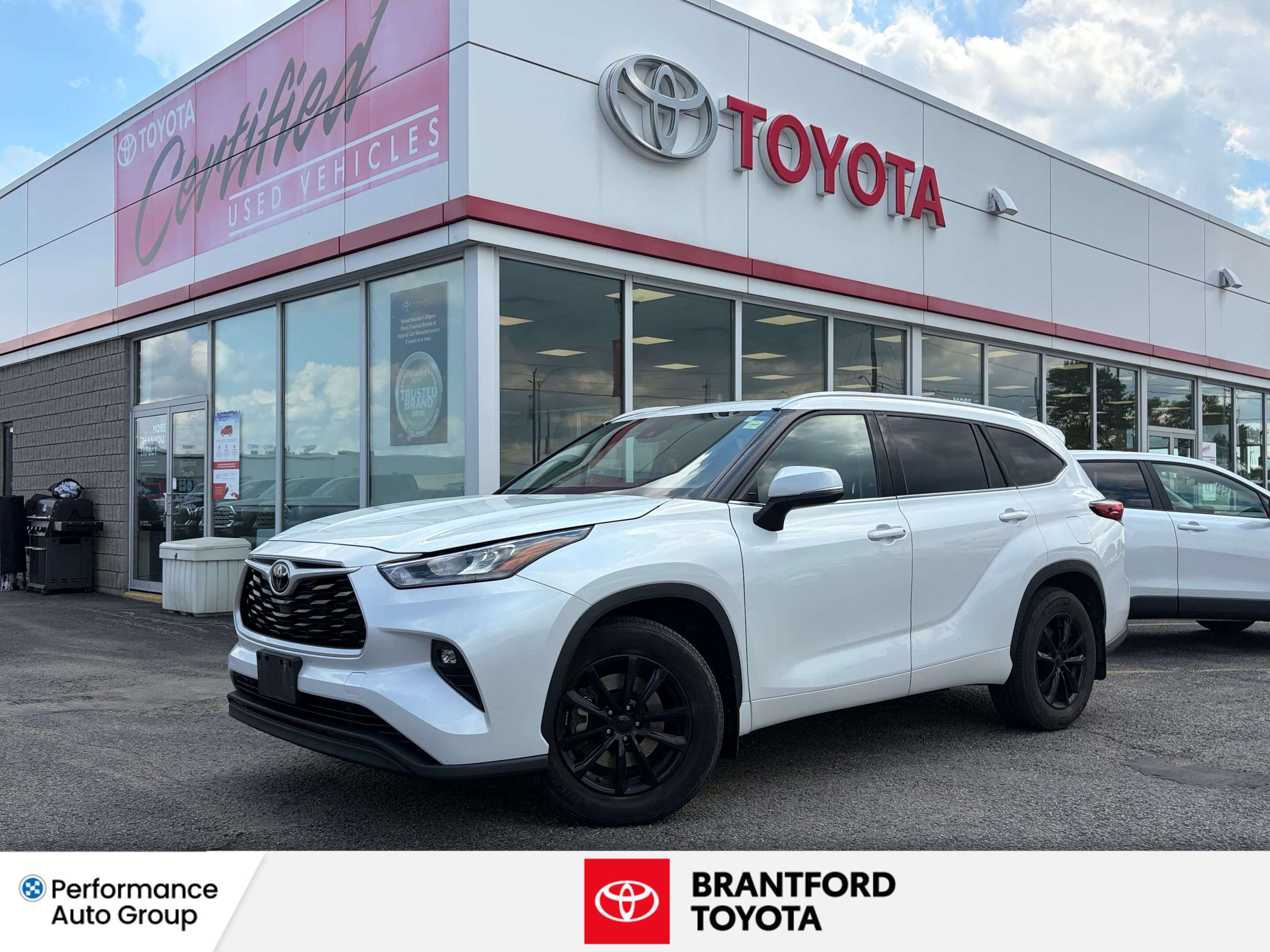 White 2022 Toyota Highlander SUV / Crossover All-Wheel Drive Automatic
