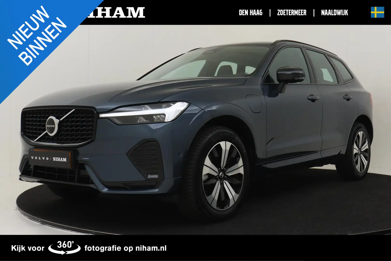 Volvo XC60 T6 RECHARGE AWD PLUS DARK -PANO.DAK|POWER-SEATS|36 Bleu - 1