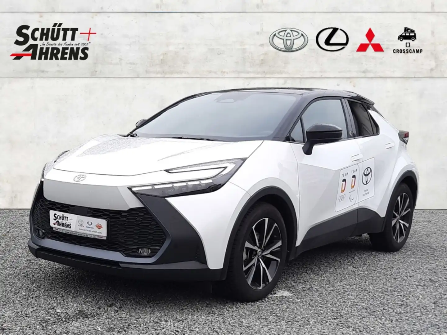 Toyota C-HR 1,8l Hybrid 4x2 Team D ACC SHZ LED PDC Klima Keyle Weiß - 1