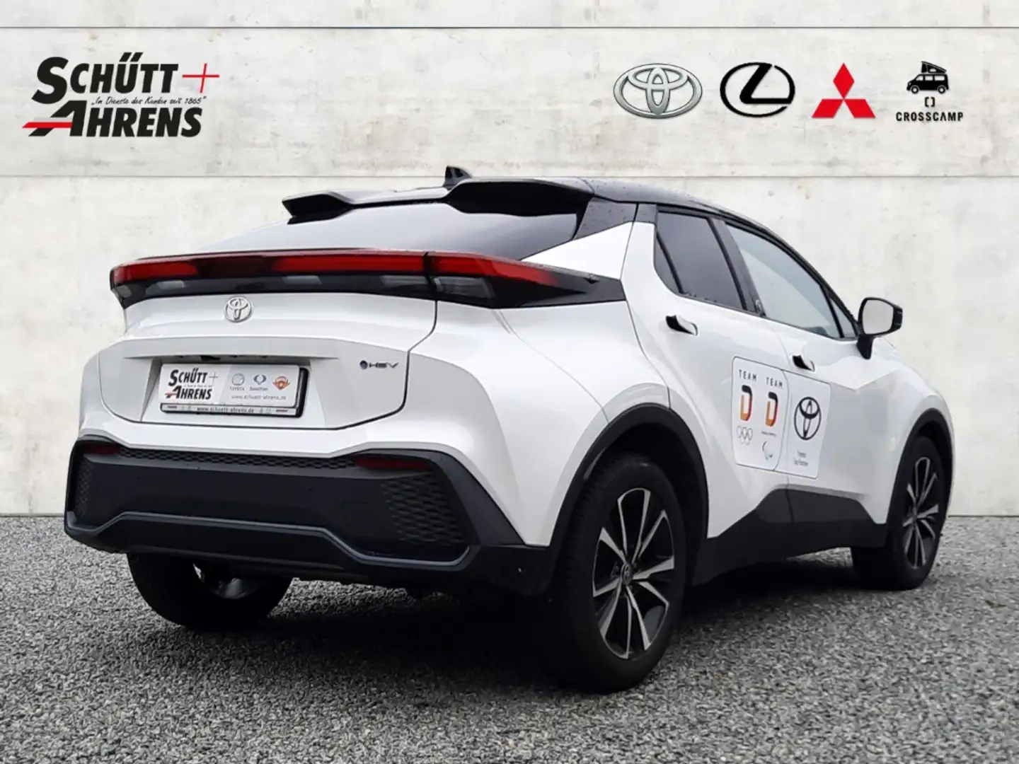 Toyota C-HR 1,8l Hybrid 4x2 Team D ACC SHZ LED PDC Klima Keyle Weiß - 2