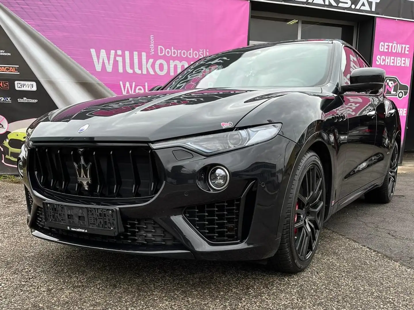 Maserati Levante Gransport, Garantie, Voll, 2. Besitz Schwarz - 1