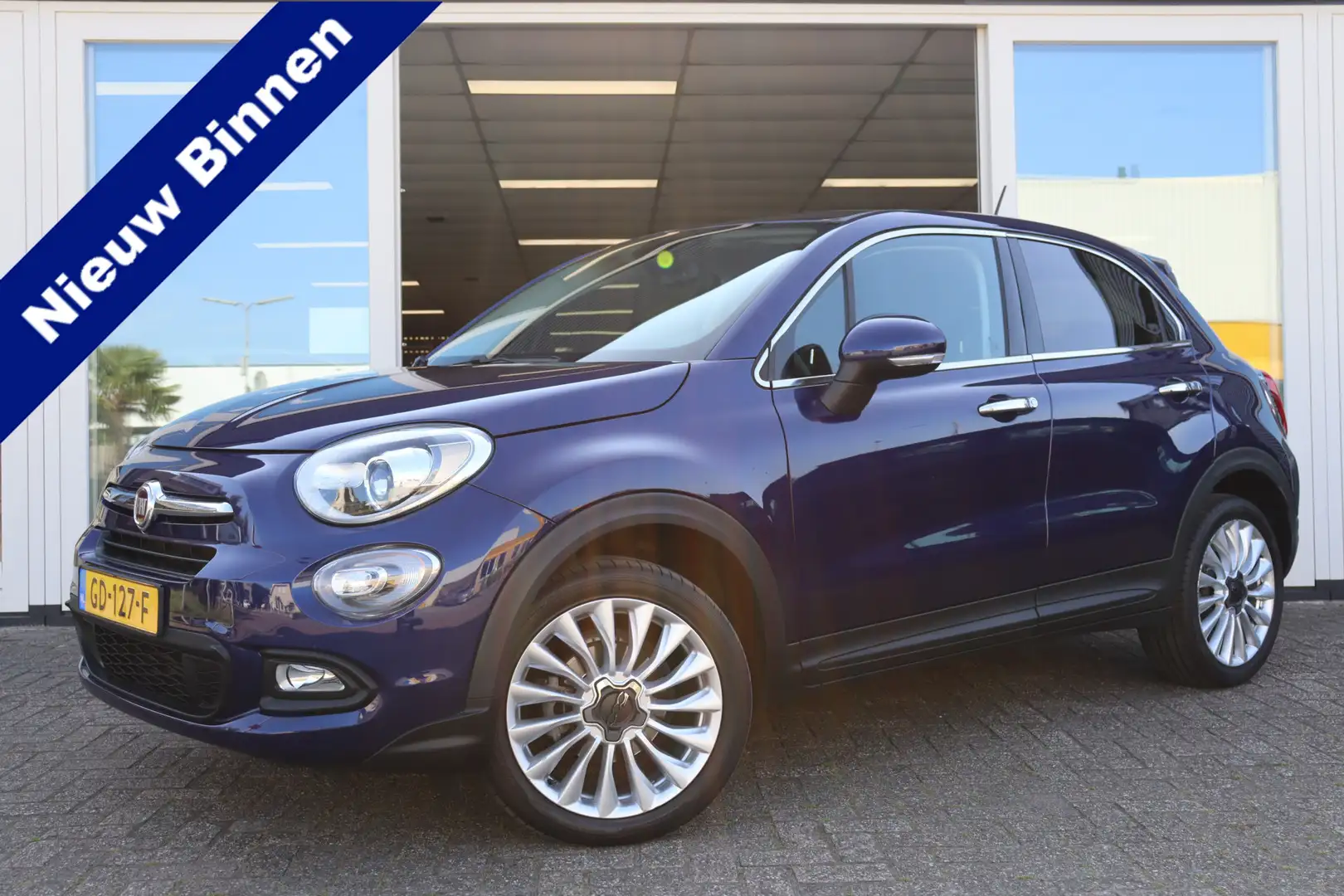 Fiat 500X 1.4 Turbo MultiAir Lounge, Airco, Cruise Control, Blau - 1