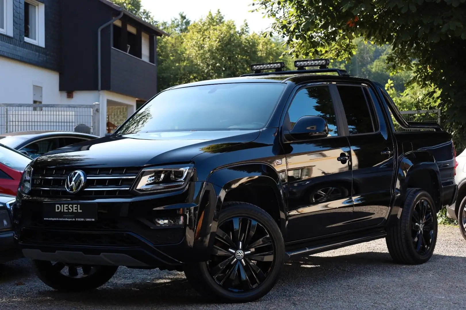 Volkswagen Amarok Highline DoubleCab 4Motion/AHK/KAM/STHZ/L Zwart - 1