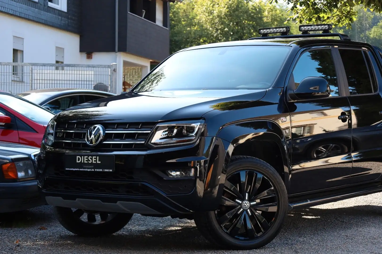 Volkswagen Amarok Highline DoubleCab 4Motion/AHK/KAM/STHZ/L Zwart - 2