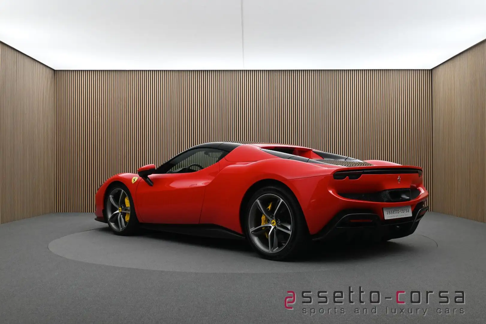 Ferrari 296 GTS*Carbon*Lift*Racing Seats*Neuwertig Rosso - 2