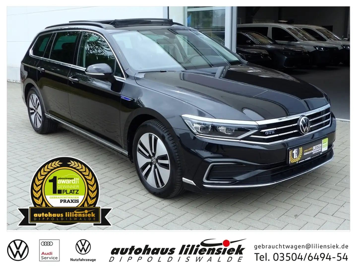 Volkswagen Passat Variant GTE 1.4 TSI DSG *LED*PDC*Navi* Noir - 1