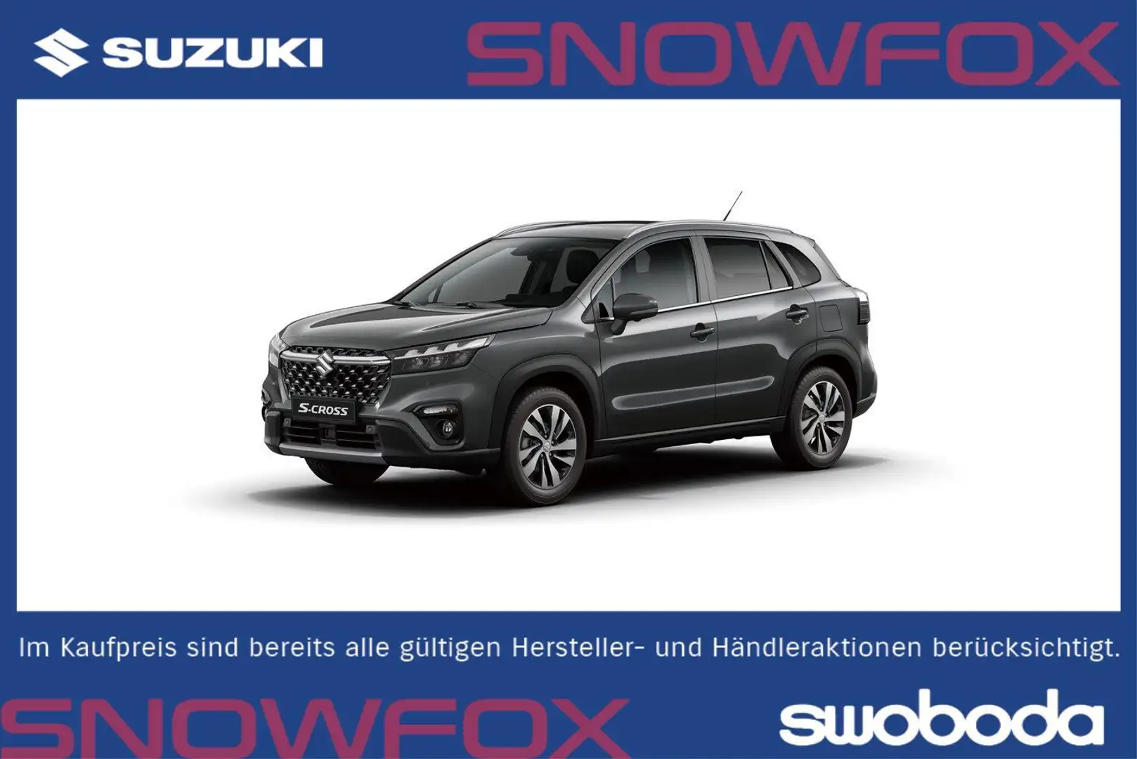 Suzuki S-Cross 1.4 GL+ HYBRID ALLGRIP L4V01 Flash Grau - 1