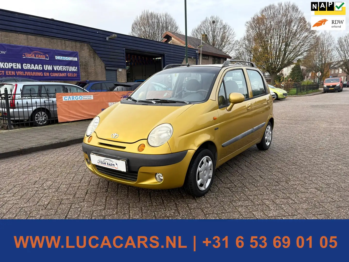 Daewoo Matiz 1.0 Style NIEUWE APK! Geel - 1