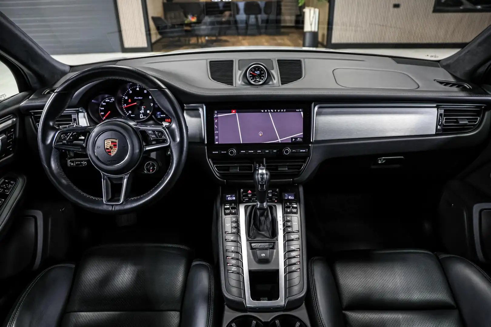 Porsche Macan 2.9 Turbo|Krijtgrijs|Pano|Leder|Chrono|Luchtv. Gris - 2
