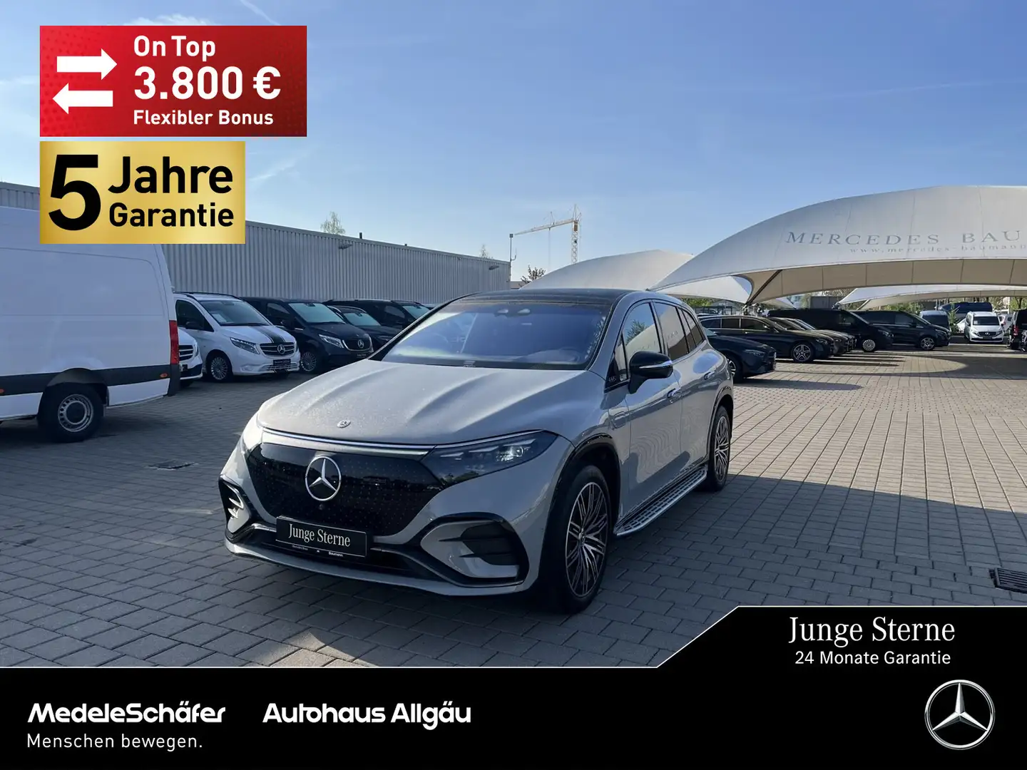 Mercedes-Benz EQS SUV EQS SUV 500 4M AMG 21" HYPER MASSAGE AHK NP172 LED Gris - 1