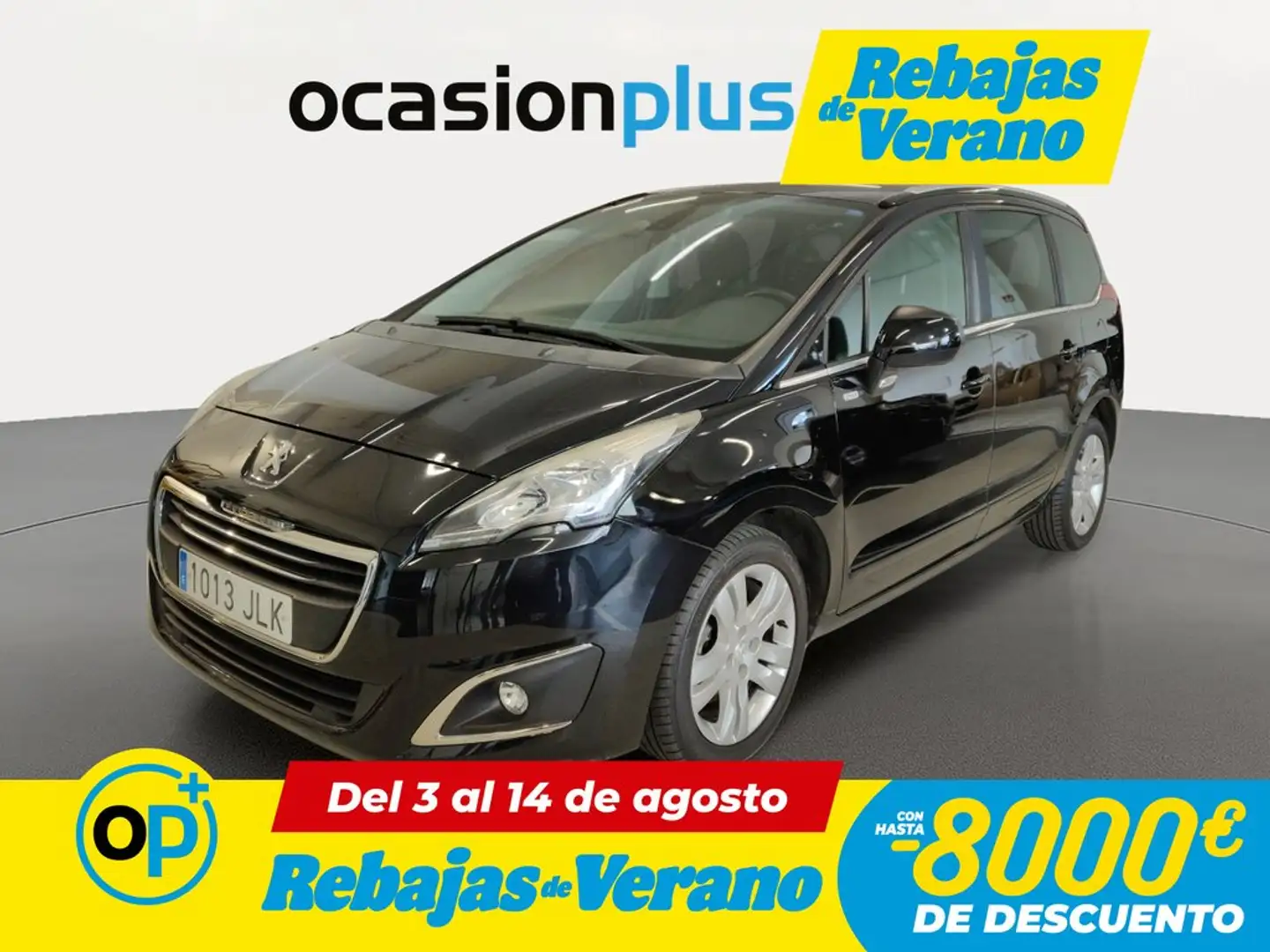 Peugeot 5008 1.6 BlueHDi Style 7 pl. 120 Negro - 1