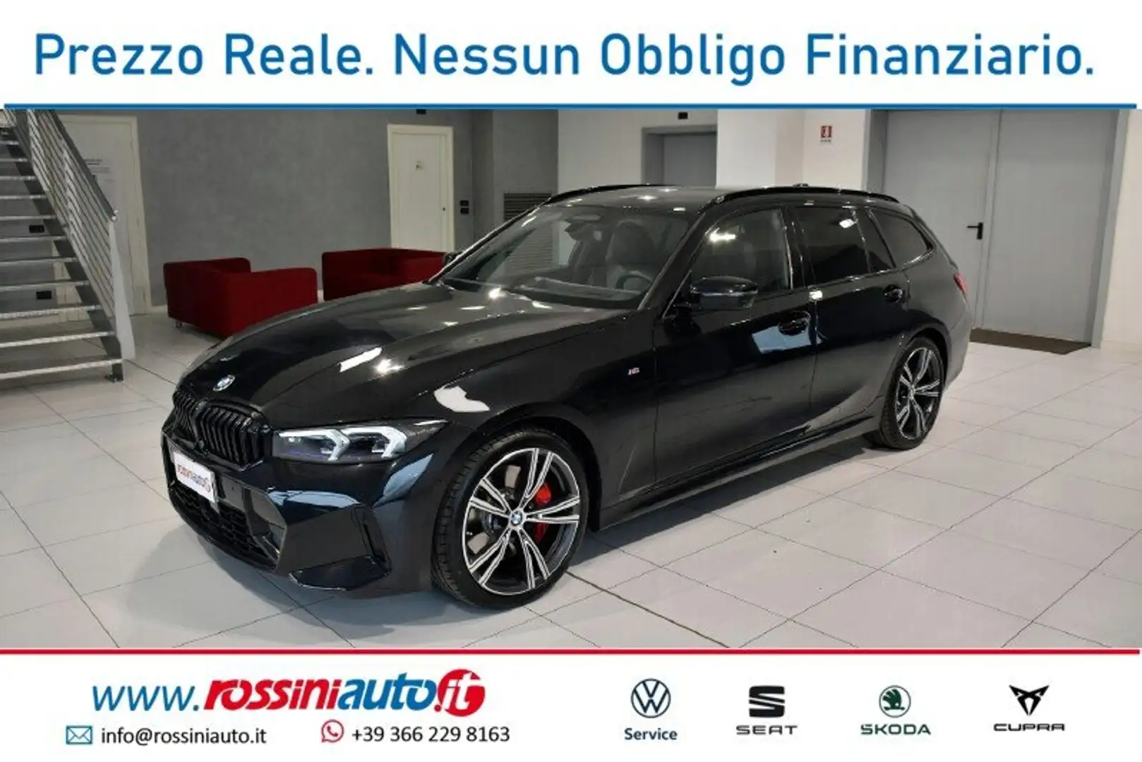 BMW 320 D TOURING 190CV 48V XDRIVE MSPORT PRO + INNOVATION Zwart - 1