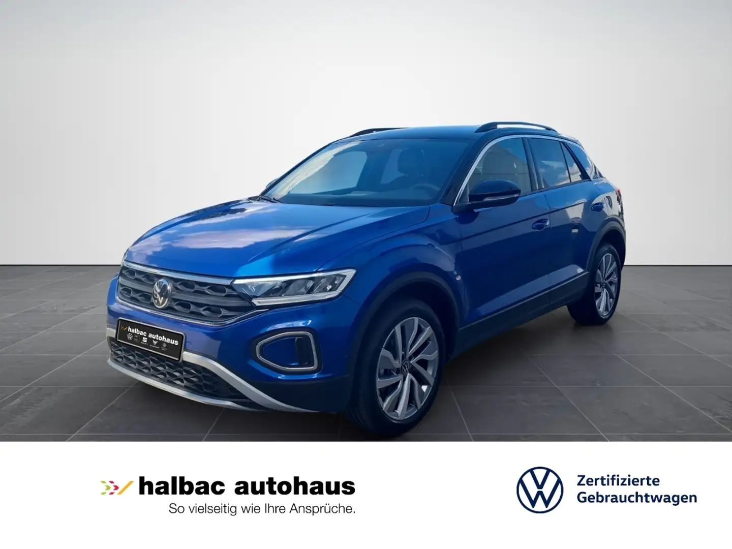 Volkswagen T-Roc 1.5 TSI DSG GOAL+NAVI+LED+KAMERA+PDC+SHZ+APPCONN Blau - 1