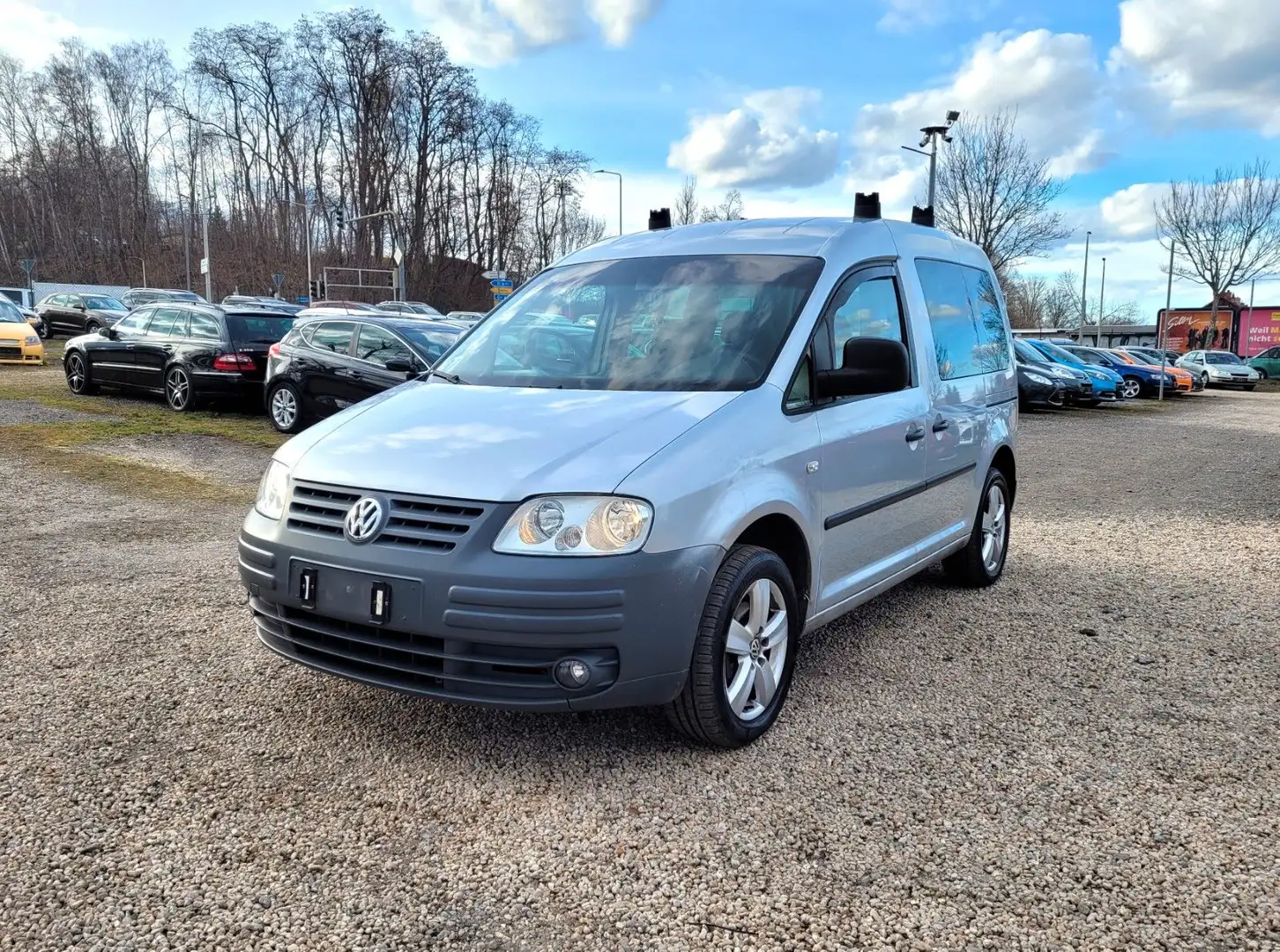Volkswagen Caddy Life 7 Sitze*1.6*Euro 4*Klima*Radio-CD*LMF Srebrny - 1