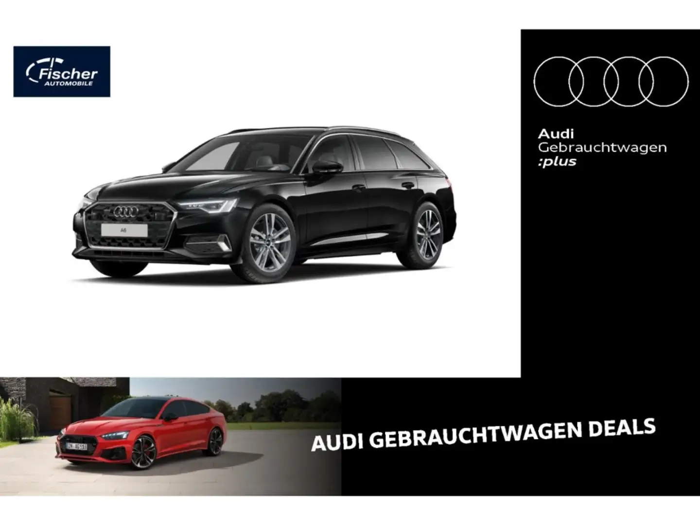Audi A6 Avant 50 TDI quattro Advanced AHK/Leder/19'' Schwarz - 1