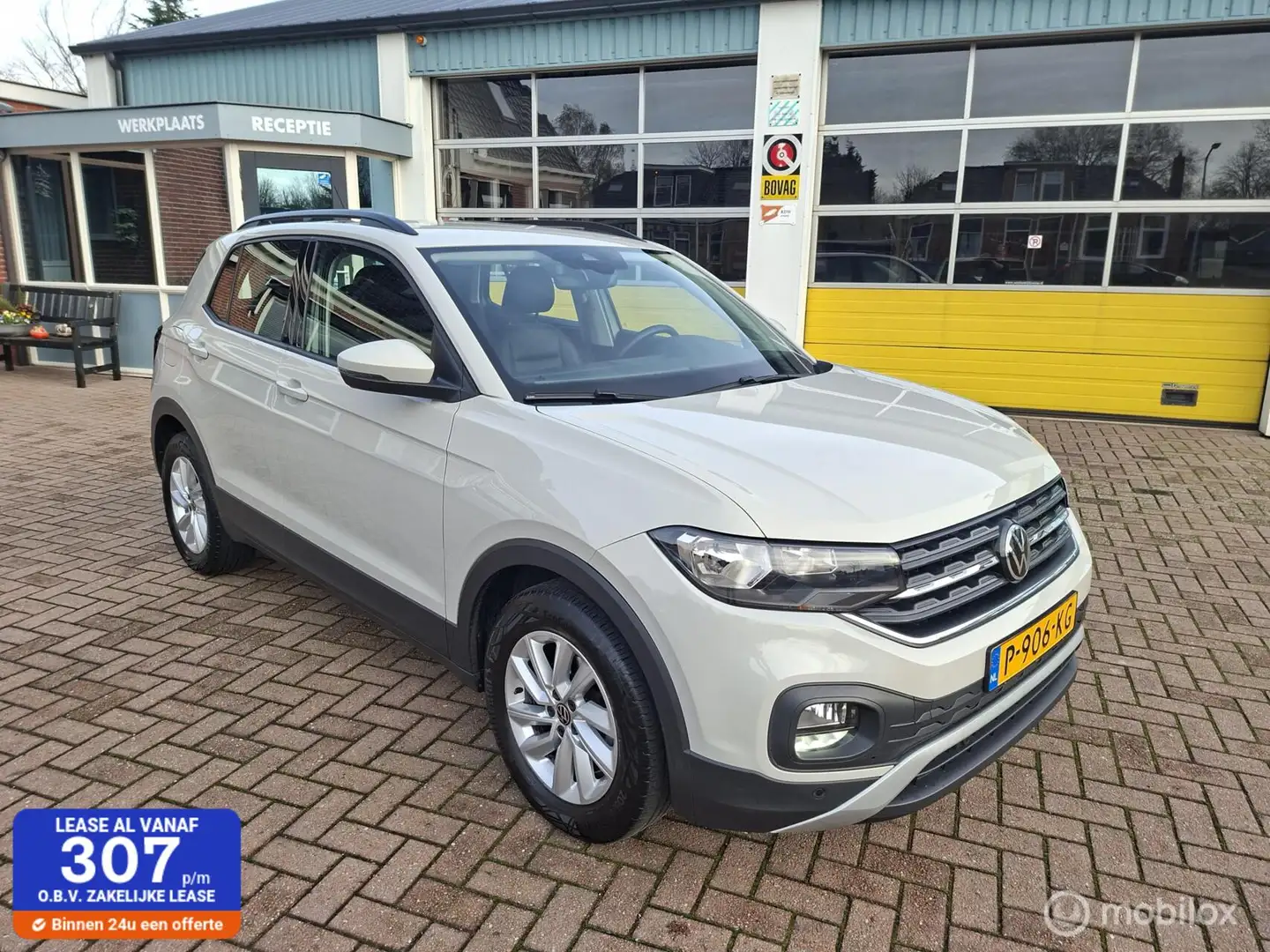 Volkswagen T-Cross 1.0 TSI Life Automaat Leer !! Gris - 1