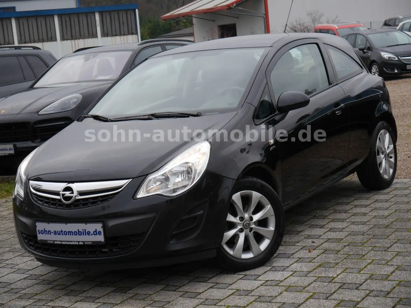 Opel Corsa D Active 2.Hnd/nur43.000km/Opel-Scheckheft Schwarz - 1