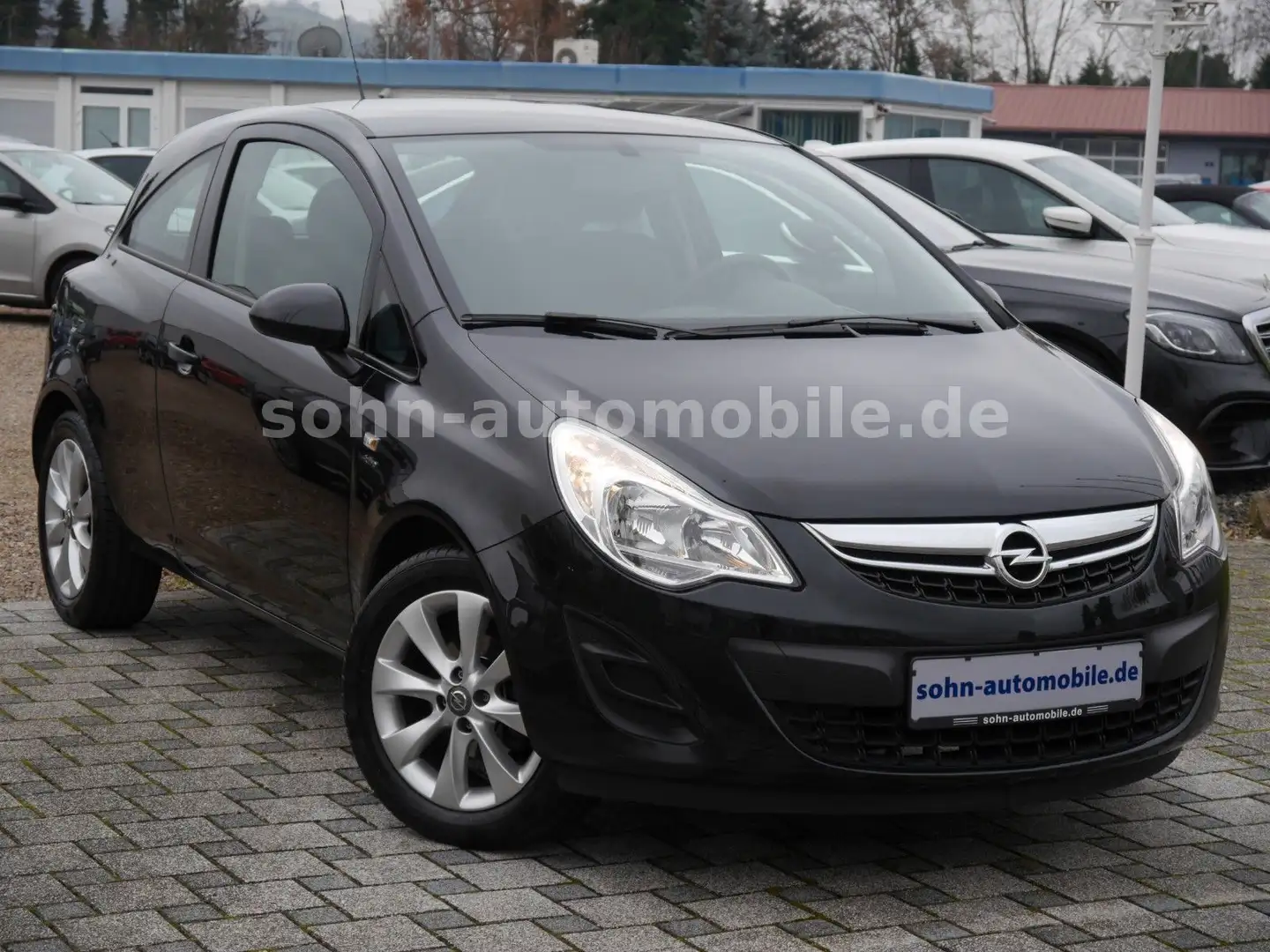 Opel Corsa D Active 2.Hnd/nur43.000km/Opel-Scheckheft Schwarz - 2