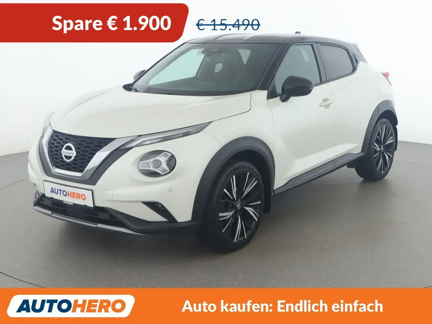 Nissan Juke 1.0 DIG-T N-Design Weiß - 1