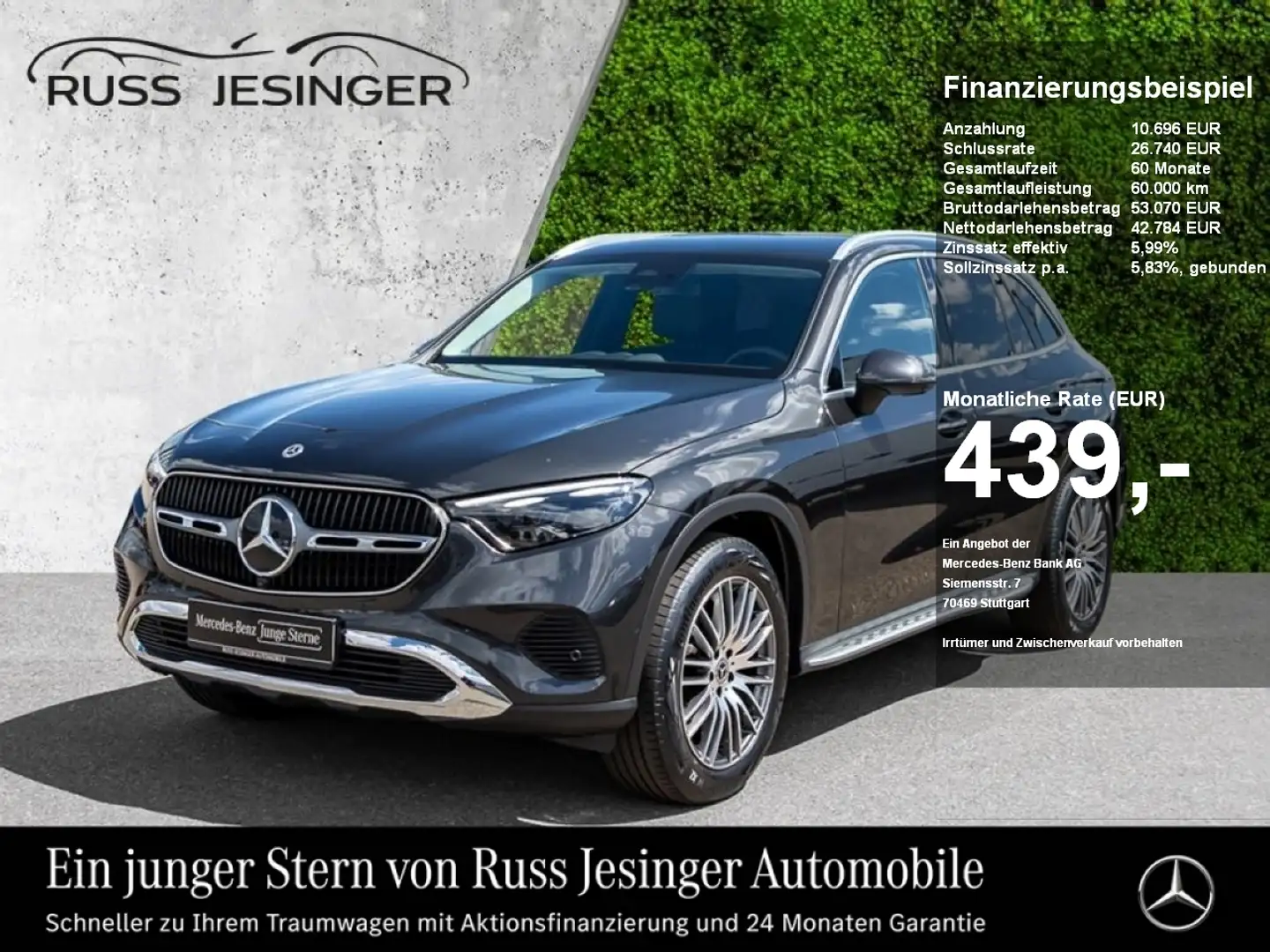 Mercedes-Benz GLC 220 d 4M Avantgarde *AHK*MBUX*LED*Distr*TotW Gris - 1
