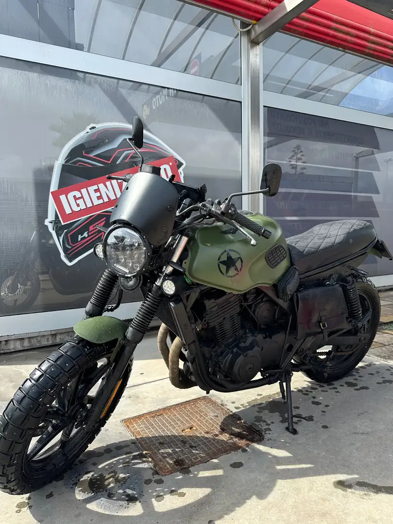 Honda CB 500 Café Racer Verde - 1