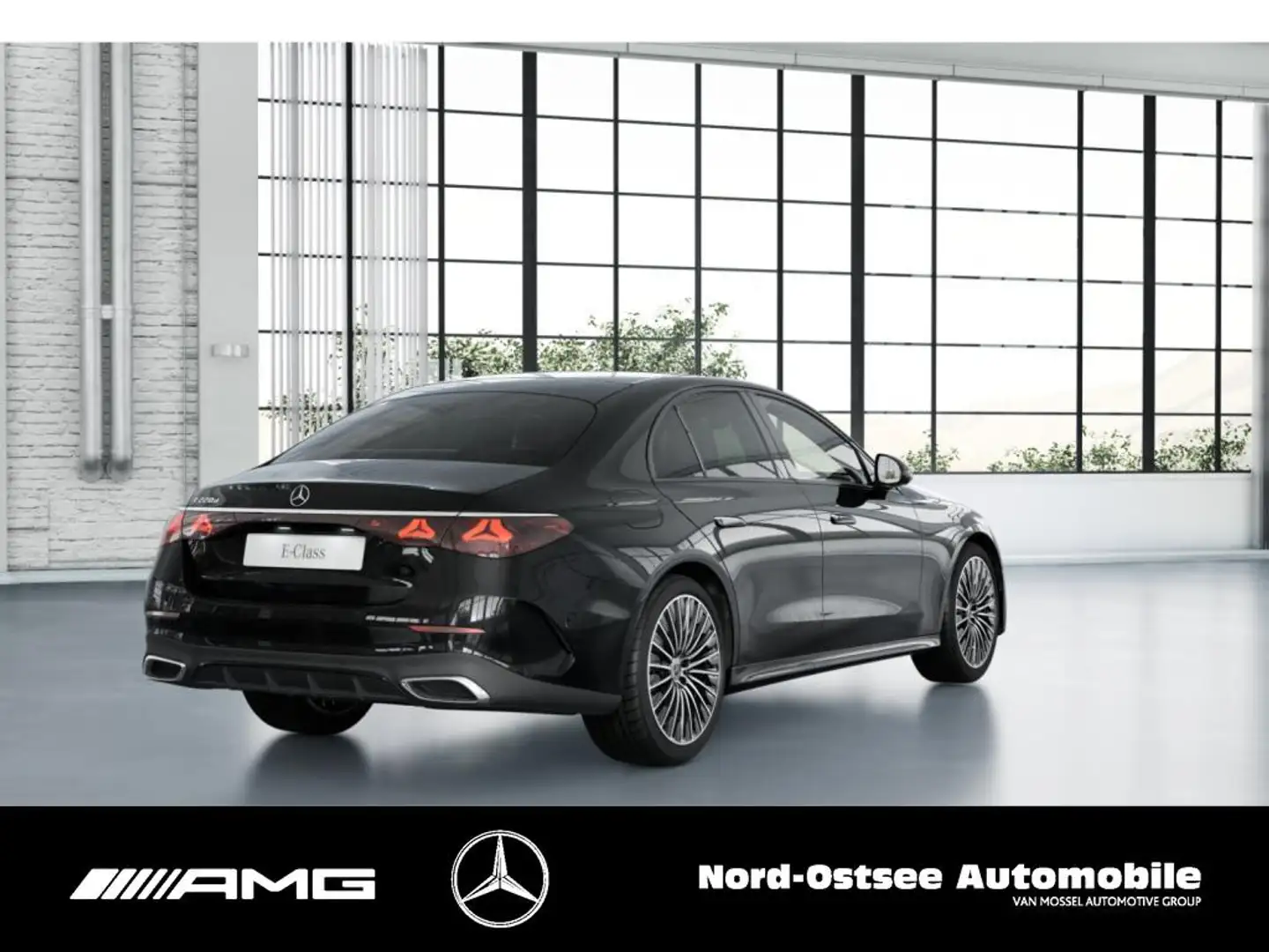Mercedes-Benz E 220 d AMG DISTRO NAVI 360°-KAM PANO SHZ KLIMA Noir - 2