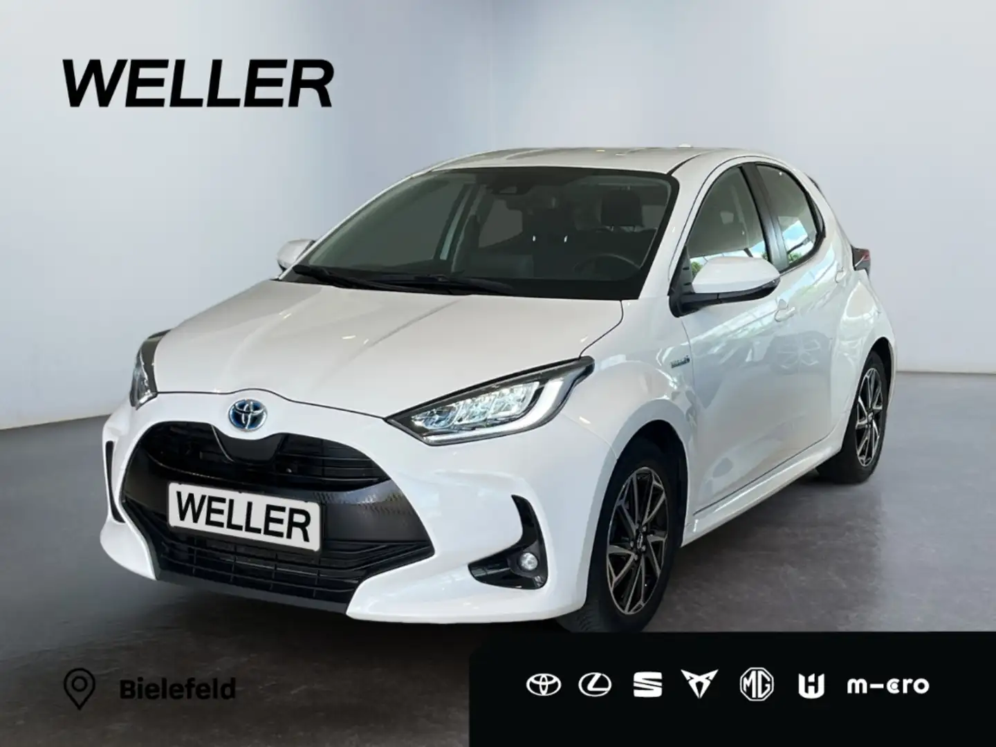 Toyota Yaris Hybrid 1.5 Team D *CAM*Spurhalteass*ACC* Weiß - 1
