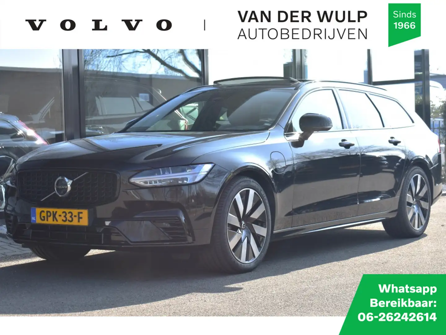 Volvo V90 T6 350pk AWD Ultimate Dark | Schuifdak | Harman Ka Noir - 1