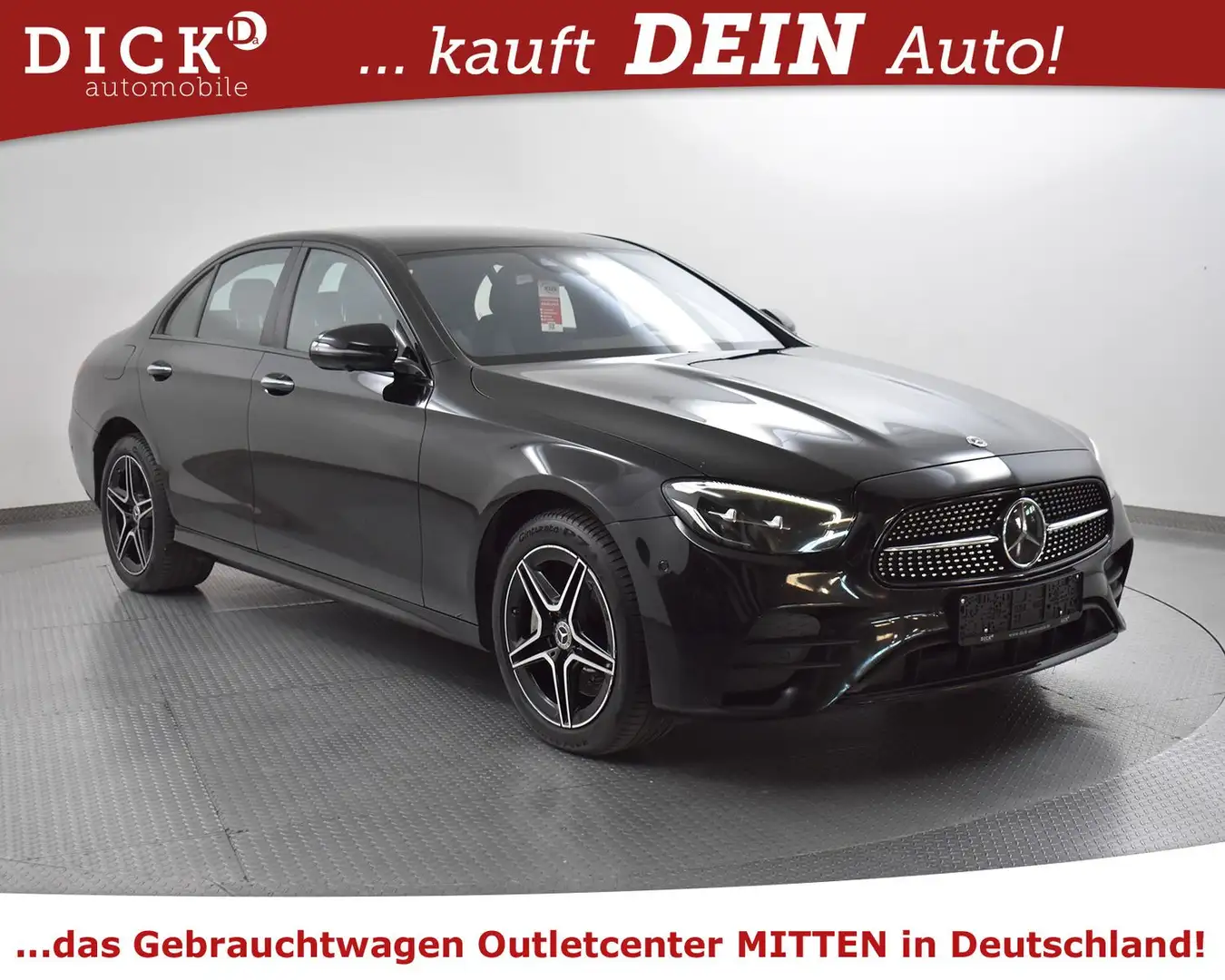 Mercedes-Benz E 300 E300de 4Mat 2X AMG Line NIGHT+HEAD+360+STDHZ+ACC Negro - 1