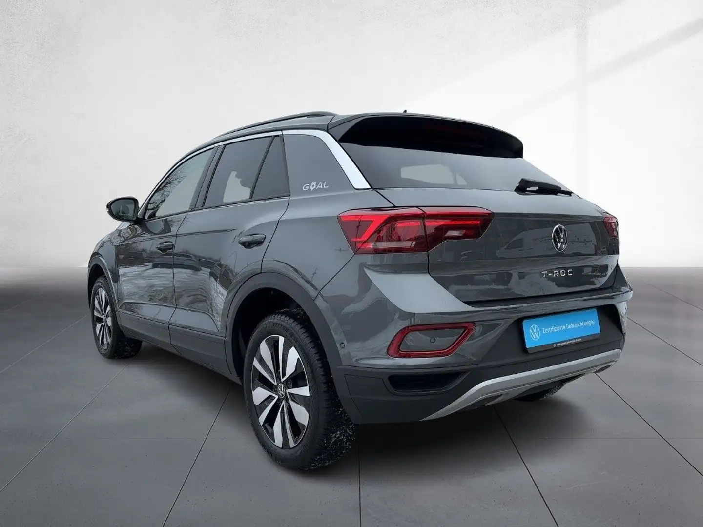 Volkswagen T-Roc GOAL 1.5 TSI LED AHZV APP PDC TRAVEL Grau - 2