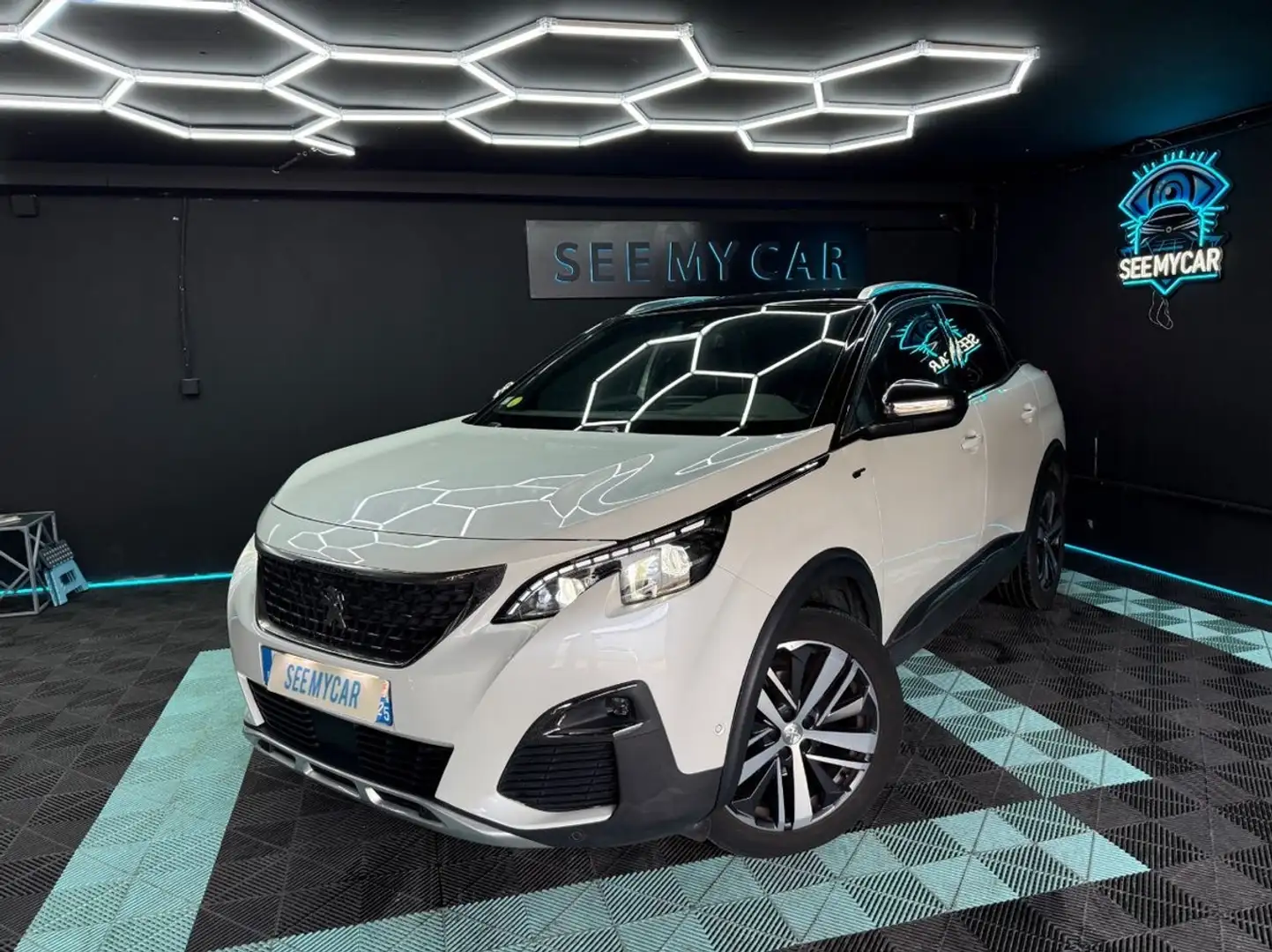Peugeot 3008 2.0 BlueHDI180 ch SS EAT6 GT sièges chauffants Weiß - 1