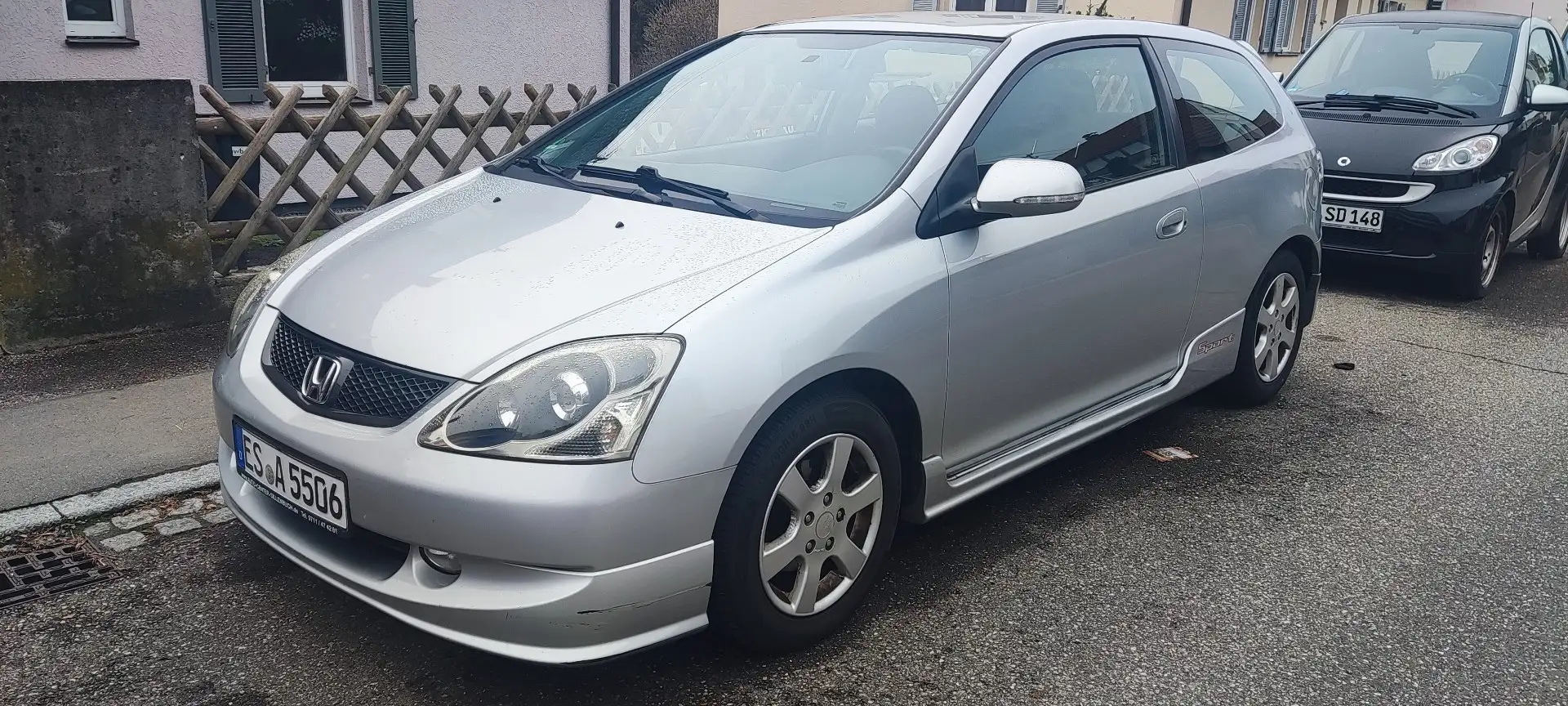 Honda Civic 1.4i Sport - TÜV 07/2027 Silber - 2