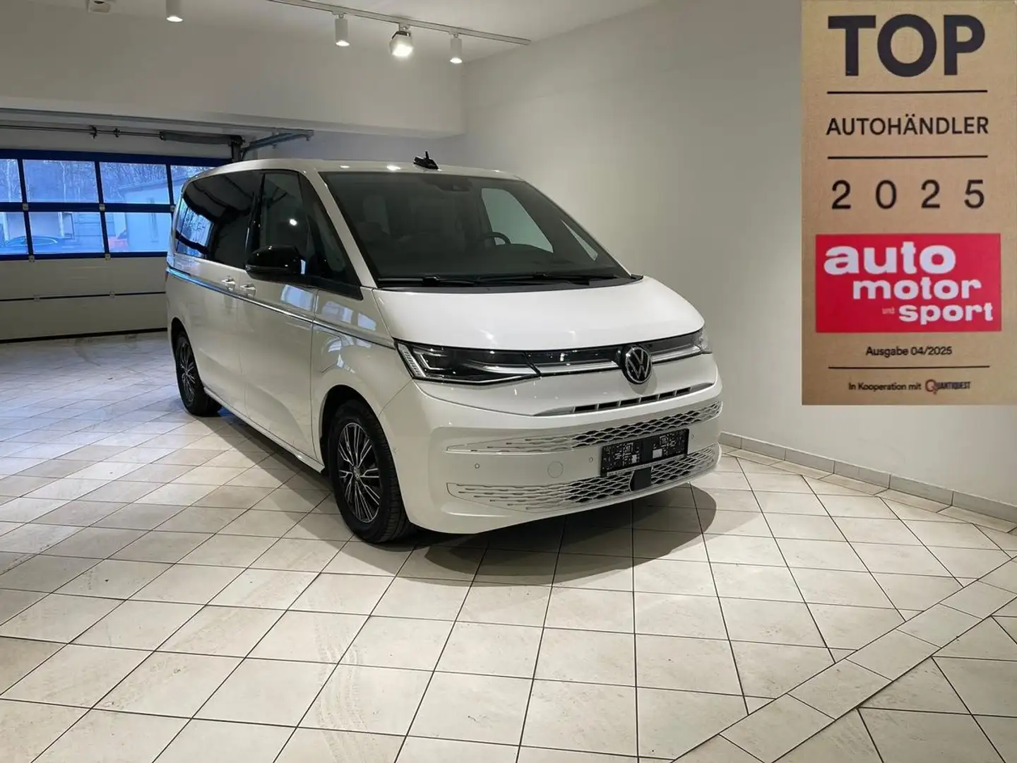 Volkswagen T7 Multivan 1.4TSI Hybrid Matrix HEAD-UP Harmann Weiß - 1