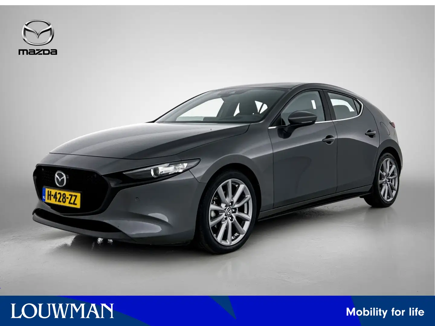 Mazda 3 2.0 e-SkyActiv-X M Hybrid 180 Comfort met Bose | N Gris - 1