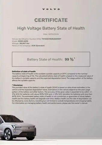 Volvo EX40 Black Edition Ultra, Single Motor Extended Range,