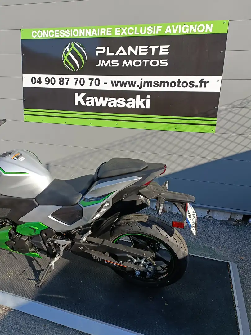 Kawasaki Z7 Hybrid Gris - 2