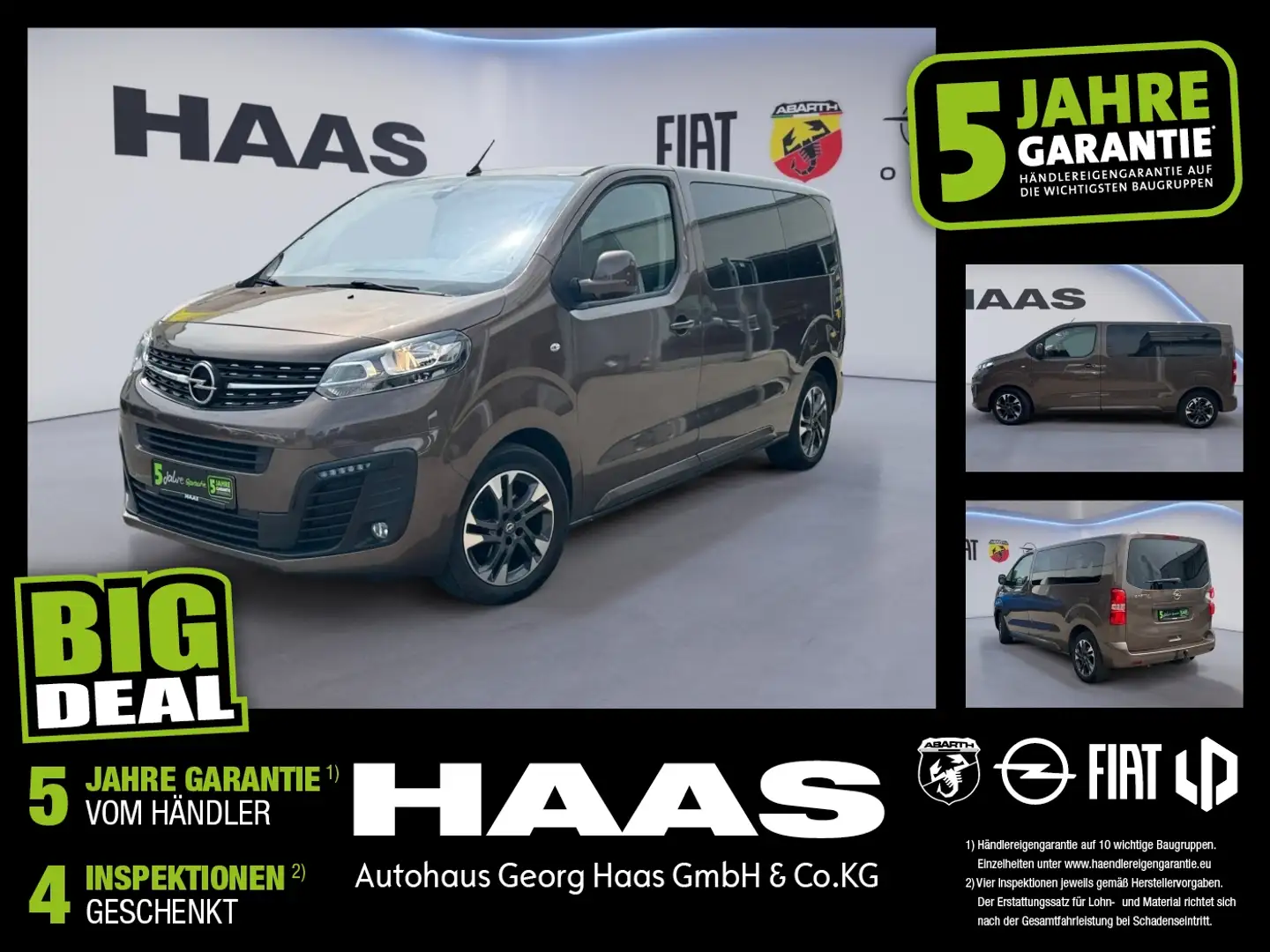 Opel Zafira Life 2.0 D Edition M bis zu 5 Jahre Garan. Braun - 1